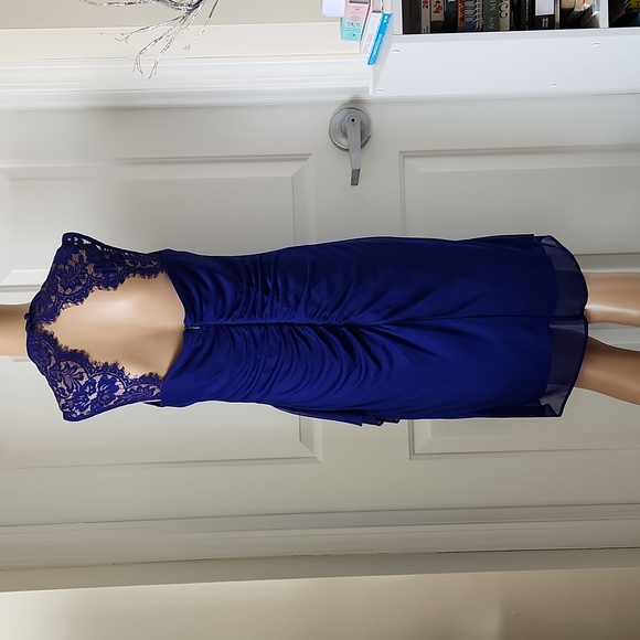 Collection Dressbarn Cocktail Dress 6, Royal Blue - Picture 8 of 13
